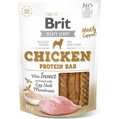 Brit Jerky Chicken with Insect Protein Bar 12 x 80 g