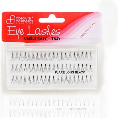 Absolute Cosmetics umělé řasy Long 14110-L černé 60 trsů