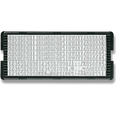 Trodat 6003 - sada znaků pro razítka 3 mm, 328 znaků 000390