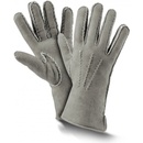 Zimní rukavice Kreibich dámské kožešinové rukavice Premium žlutá