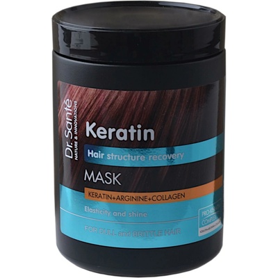 Dr. Santé Keratin hĺbkovo regeneračná a výživná maska pre krehké vlasy bez lesku 1000 ml