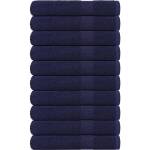 vidaXL Кърпи FROGN 10 бр. тъмносини 100x200 см 360 г/м2 (136796)