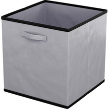 Intirilife 6x skládací látkový úložný box 26,7 x 26,7 x 28 cm šedá