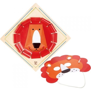 Hape Творчески комплект Hape - Направи си сам картина и маска, Лъв (H5125)