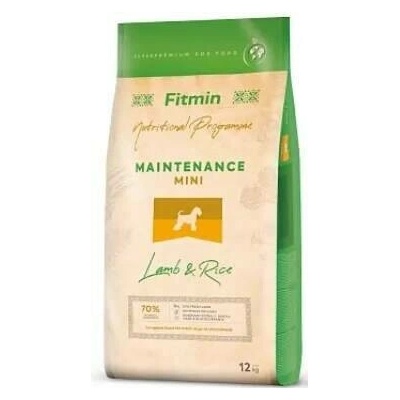 Fitmin Adult Mini Lamb & Rice 2 x 12 kg
