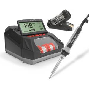 Fahrenheit Цифрова станция за запояване по Фаренхайт с lcd дисплей, поялник, калай и гъба(28006), 230v (28006)