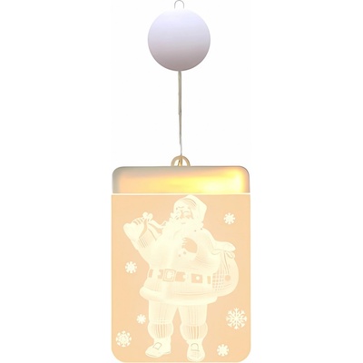 Verk 26016 Závesná vianočná 3D LED dekorácia svietiaca Santa Claus