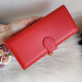 Image 1 of Червено Портмоне Естествена кожа - Модел 1289