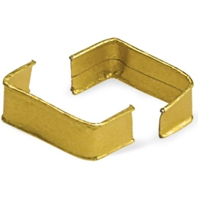 WIMEX. 64979 klipovací pásik, PAP/FE, 33x8mm, zlatý (1000ks)
