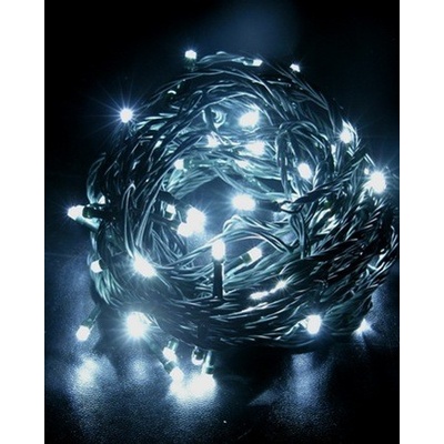 Solight reťaz LED 60 LED 10m prívod 3m 8 funkcií IP20 biely 1V01-W
