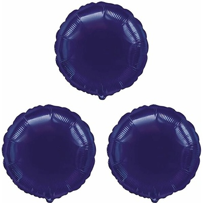 FLEXMETAL Balón foliový kulatý, fialový, 45 cm