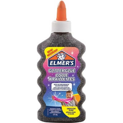 Elmer's Течно лепило Elmer s Glitter Glue, 177ml, черно (28474-А-ЧЕРЕН)