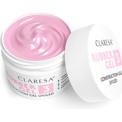 Claresa stavebný gél Rubber 3 90g