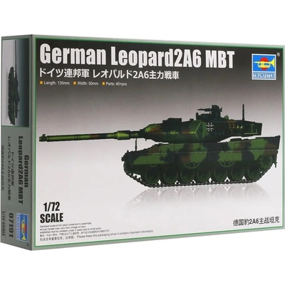 Trumpeter German Leopard 2A6 MBT stavebnice 1:72