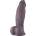 HISMITH LN031 Huge Ultra-Realistic Premium Silicone Dildo 36.5cm Brown