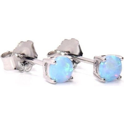 Rafity stříbrné s modrým opálem E0108PZ-12