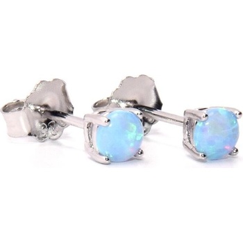 Rafity stříbrné s modrým opálem E0108PZ-12