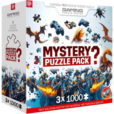 Good Loot Пъзел Good Loot от 3 x 1000 части - Мистериозен гейминг пакет V1 (5908305250333)