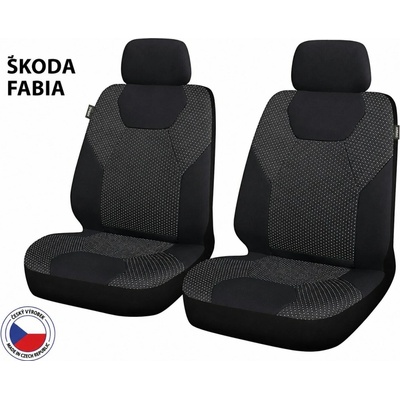 Autopoťah CAPPA Perfetto ZL Škoda Fabia, čierne/sivé