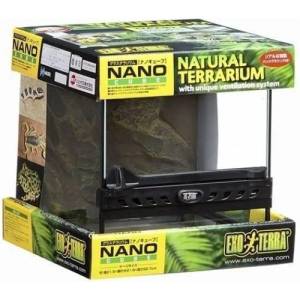 EXO TERRA NATURAL TERRARIUM NANO WIDE / ADVANCED REPTILE HABITAT 20 x 20 x 20 cm - терариум - ГЕРМАНИЯ - PT2599