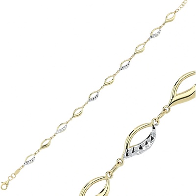 Lillian Vassago dámský s gravírem kombinované zlato LLV46-GB056