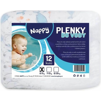 Nappy naťahovacie do vody 6-11 kg 12ks