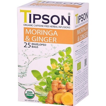 Tipson BIO Health Teas Moringa Ginger 25 x 1,5 g