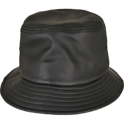 Urban Classics Шапка идиотка имитираща кожа в черен цвят Imitation Leather Bucket Hat UB-5003IL-00007 - Черен, размер one size