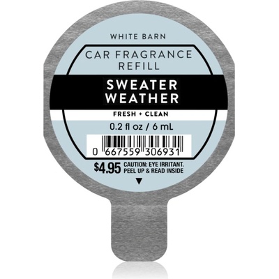 Bath & Body Works Sweater Weather aроматизатор за автомобил пълнител 6ml