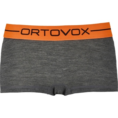 Ortovox W's 185 Rock'n'Wool Hot Pants dámske termoprádlo Grey Blend