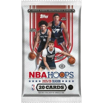Topps 2025-2026 NBA Hoops Basketball - Jumbo Hobby Balíček