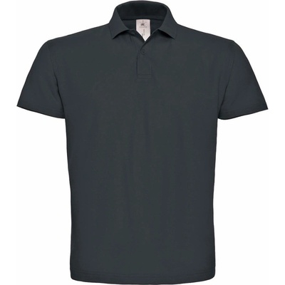 B&C polokošile B&C ID.001 krátký rukáv COT01ID0102000-anthracite