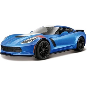 Maisto - 2017 Corvette Grand Sport, металик син, 1: 24 (31516BU)