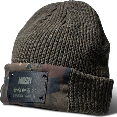 Nash Čepice Zero Tolerance Woolly Hat Camo Panel – Zboží Dáma