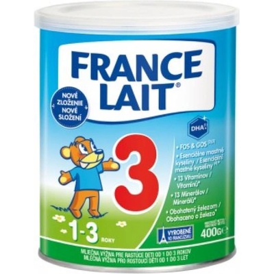 France Lait 3 с желязо + DHA от 1 година 400g