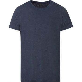 Livergy pánské lněné triko navy modrá