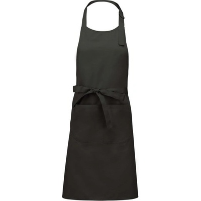 Kariban Vintage K885 Zástera s dvojitým vreckom dark grey