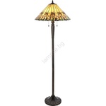 Endon Lighting 64192 - Подова лампа Tiffany JAMELIA 2xE27/60W/230V диаметър 50 см (EN0306)