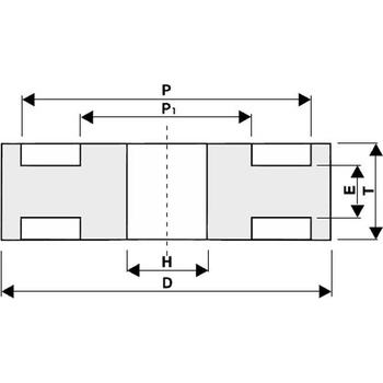 Tyrolit Brusný kotouč 250 / 210 x 6 / 3 x 240 / 76 mm 98A70K9V40 T436394