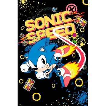 Plakát Sonic Speed