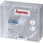Hama Кутийка за CD/DVD HAMA Jewel Case, прозрачен, 5 бр. в пакет (HAMA-44748) - Allstore