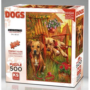 KS Games - Puzzle Marchetti: Up and Down Time - 500 piese