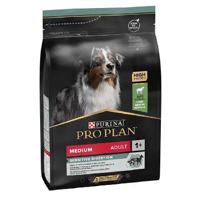 Purina Pro Plan Dog Adult Medium Sensitive Digestion - s jehněčím Koupit:: 14 kg