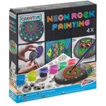 Grafix Neon Painting Scales- 4 stones, 6 paints, sheet