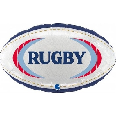 GRABO fóliový balónek Rugby míč se jménem 20" 51cm nafukovací