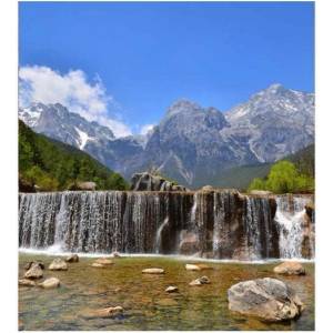 DIMEX ART Флизелинов фототапет планинска местност 225 x 250 см