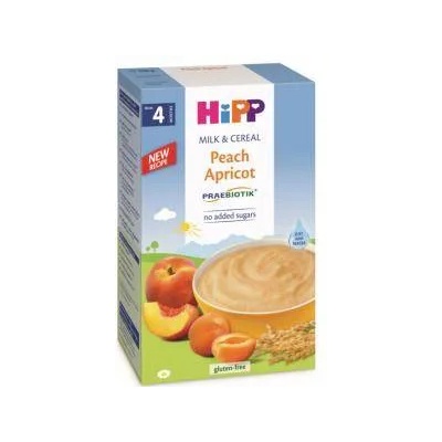 HiPP Инстантна каша Праскова и Кайсия hipp preabiotik, 4+ месеца, 250гр