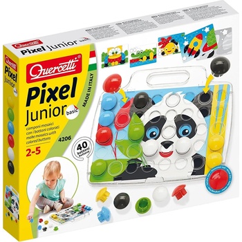 Image 1 of Quercetti Мозайка от 40 едри части Quercetti - Pixel Junior (4206)
