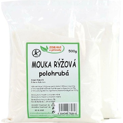 ZP Mouka rýžová polohrubá bez lepku 0,5 kg