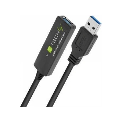 Techly Usb Cable 10 M Usb 3.2 Gen 1 (3.1 Gen 1) Usb A Black